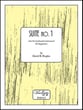 Suite No. 1 piano sheet music cover